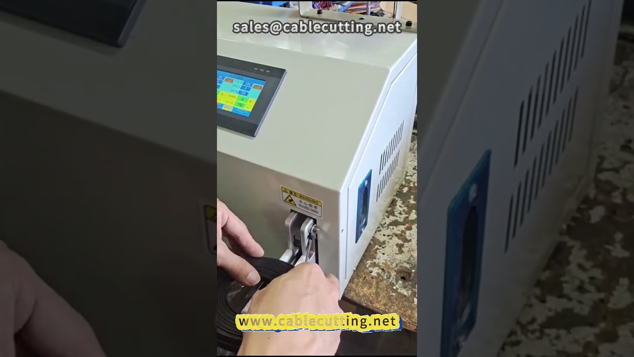 Mesin Penggulung Kabel Rata 52 | Pengikat Wayar Automatik untuk Pembungkusan Kabel