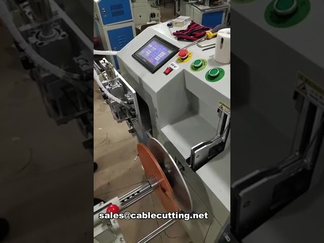 Mesin Automatik Pemotong, Penggulung, dan Pengikat Kabel WPM-18-45 - Tingkatkan Produktiviti Kilang