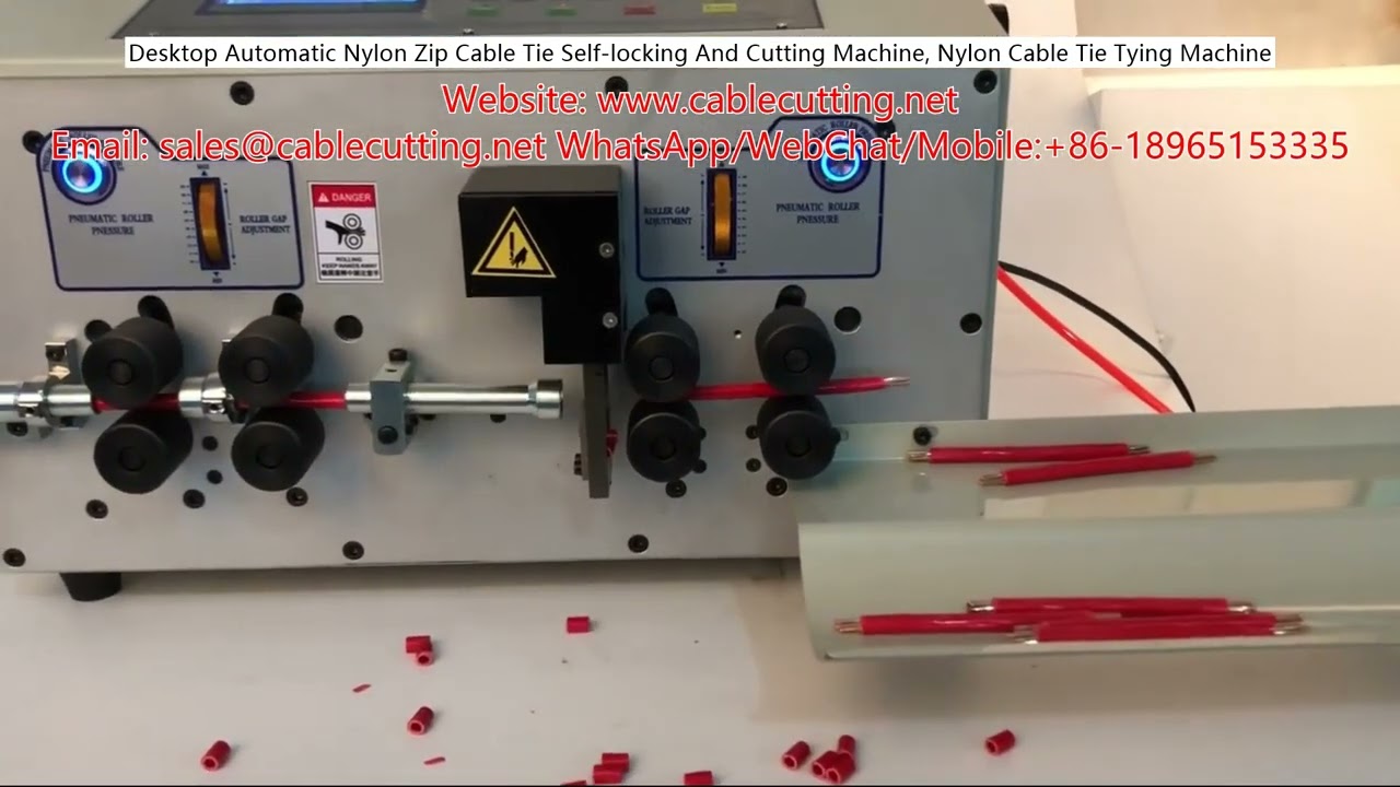 Mesin Ikat Kabel Nilon Automatik Meja – Kunci Sendiri & Potong Tali, Tingkatkan Kecekapan