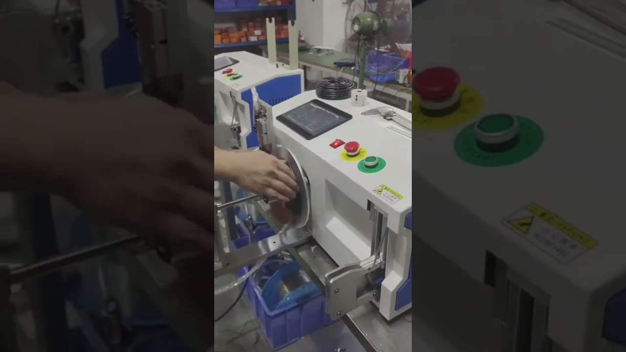 Mesin Penyusun, Penggulung & Pengikat Wayar Automatik - Kemas & Efisien