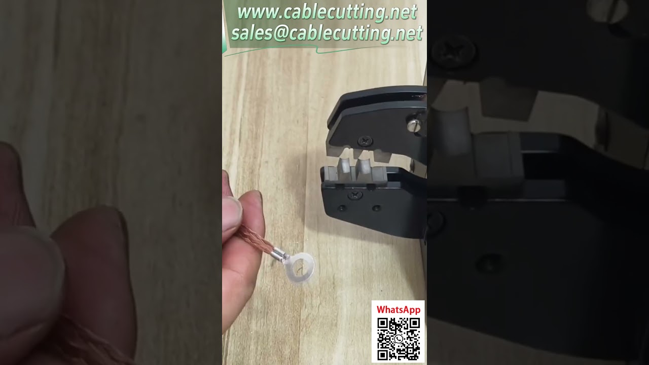 Mesin Crimping Pneumatik 16M | Crimp Terminal Kabel Panel Suria - Crimping Menegak & Pelbagai Die #AlatPerkakasan