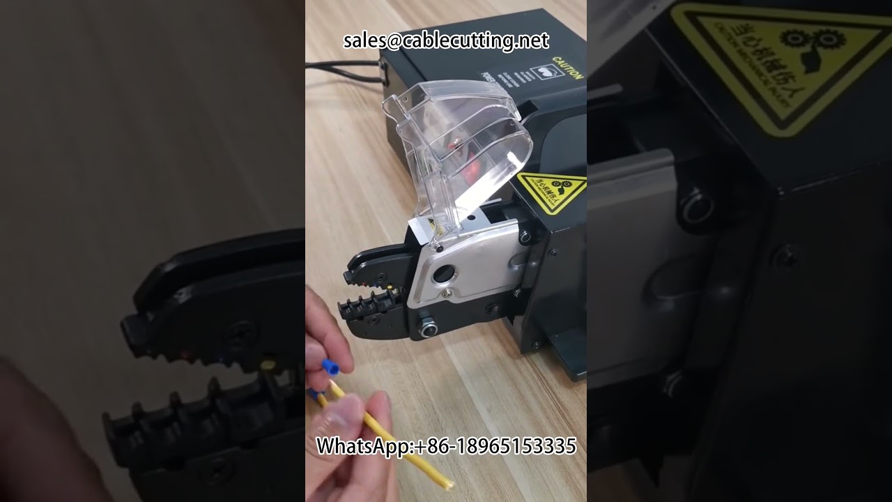 Mesin Penanggal dan Crimping Kabel Automatik #mesin #penanggalankabel #automotif #diy #kilang