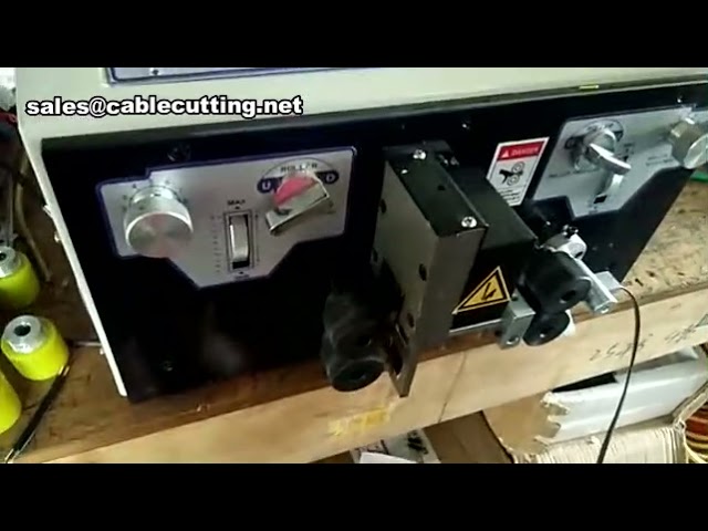 Mesin Pemotong, Penanggal dan Crimping Wayar Automatik | Mesin Penanggal Kabel