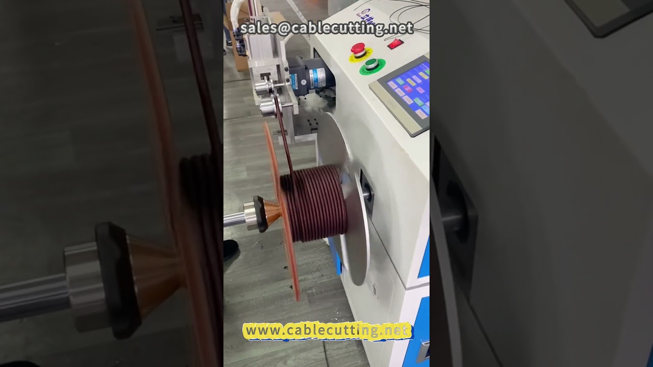 Mesin Penggulung Wayar Audio 6 Kawat - Pemprosesan Wayar Automatik & Penggulungan Gegelung