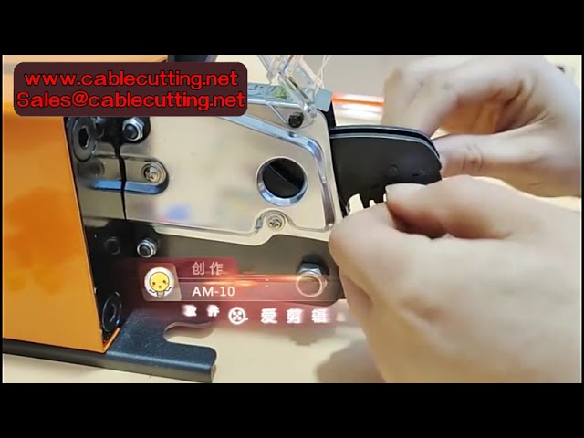 Mesin Crimping Terminal Automatik AM-10 | Penekan Sejuk Elektrik Dinamik untuk Penguncian Wayar