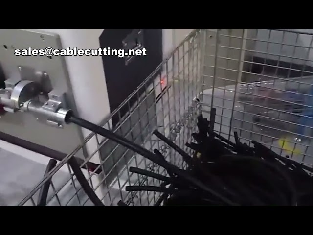 Mesin Pemotong Paip Automatik Besar untuk Tiub Pengecutan Haba, Tiub Lilin, & Kawat Keluli