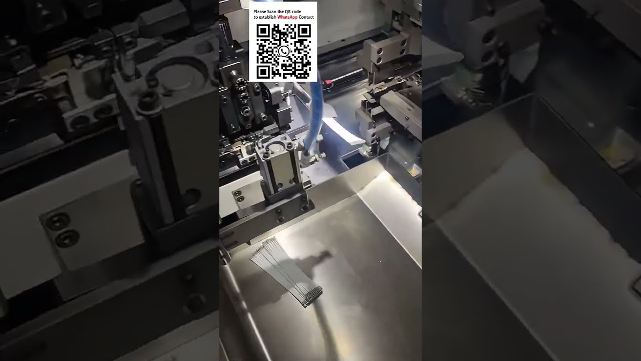 Mesin Crimping Kabel Ribbon Dwi Hujung Automatik Sepenuhnya – Asing, Kupas, Balik & Crimp