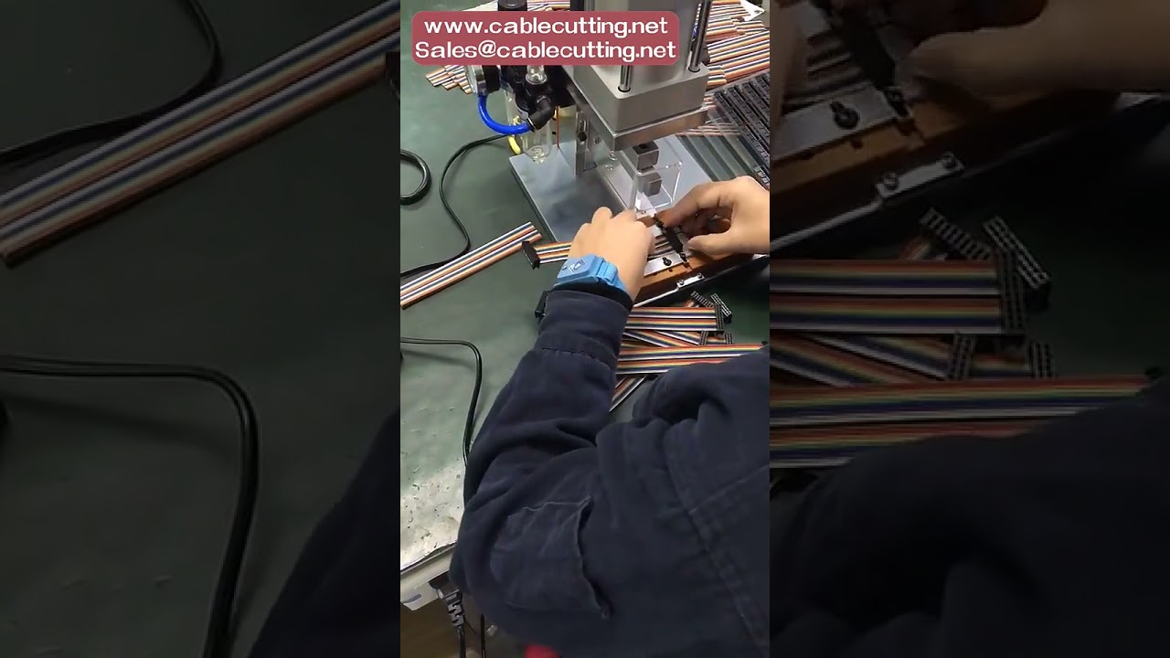 Mesin Crimping Kabel Rata IDC 96P untuk Terminal Penekan
