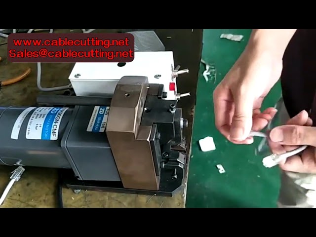 Mesin Crimping Wayar Rangkaian 8P8C Automatik – Alat Crimp RJ45 RJ11 untuk Kabel Cat6 LAN Internet