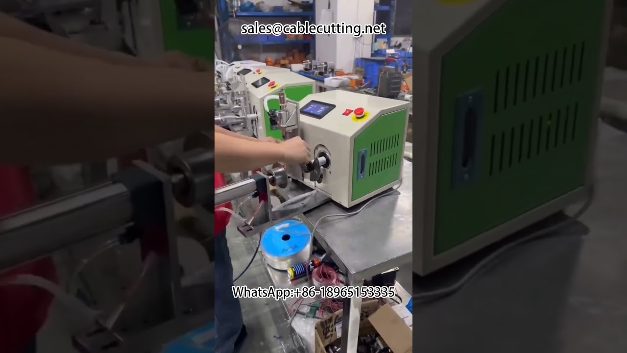 Mesin Penggulung Wayar Automatik | Mesin Gulung Meter & Baris untuk Pemprosesan Harness Wayar